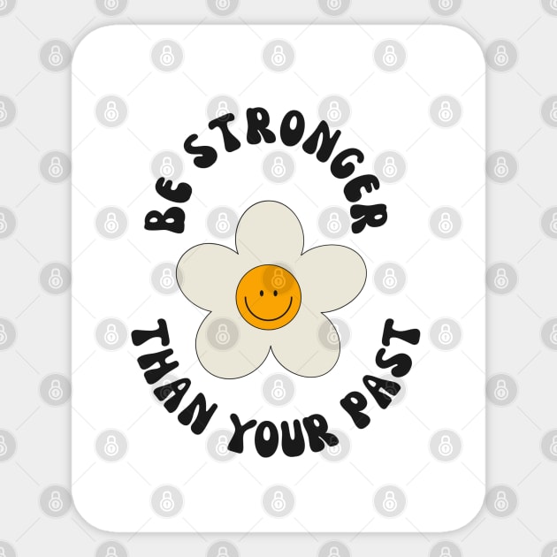 Smiling sunflower Sticker by Be stronger than your past